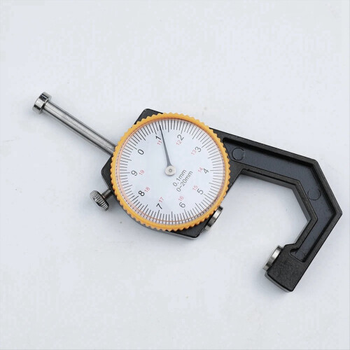 Portable Mini Thickness Gauge 0-20mm Pointer Handh 2