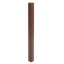 Poste de aluminio Sarthe Valla WPC, poste de columna, sistema enchufable