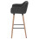2er-Set Barhocker Vaasa T381, Barstuhl Tresenhocker 4