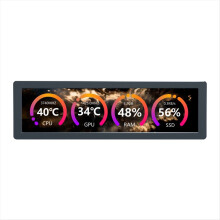8.8 Inch USB Monitor 1920x480 PC Case Secondary Sc