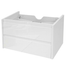 Waschbeckenunterschrank MCW-B19, Waschtischunterschrank Waschtisch Badezimmer, hochglanz Soft-Close 50x80cm