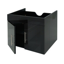Waschbeckenunterschrank MCW-D16, Waschtischunterschrank Waschtisch Unterschrank Badmöbel, MVG hochglanz 60cm