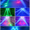 Mini Spider Light 8x3W RGBW LED Stage Beam Moving 4