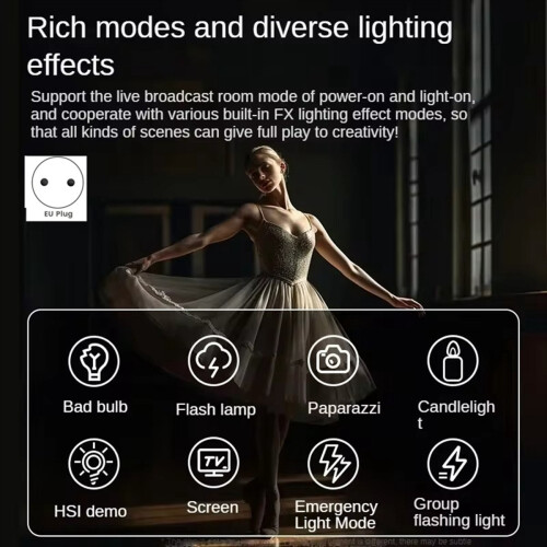 80W COB Video Dimmable Light 2500-6500K Photograph 2
