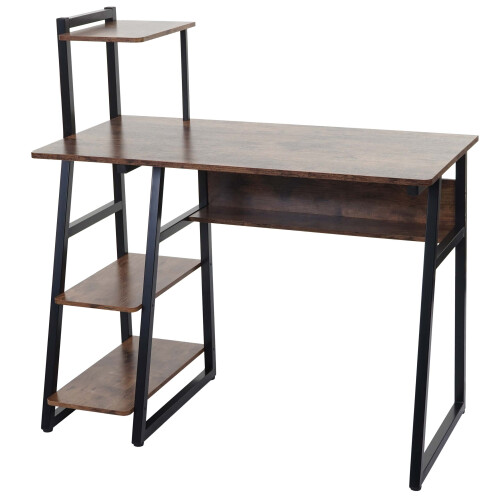 Bureau avec étagère MCW-K68