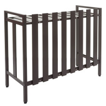 Copri condizionatore esterno copertura protettiva e decorativa MCW-K58 80x90x39cm alluminio ~ marrone