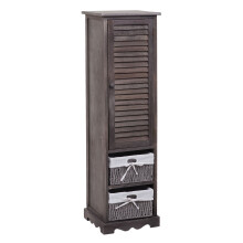 Badezimmerkommode MCW-H20, Badezimmer Schrank Badschrank Badregal, 120x27x29cm Massiv-Holz