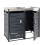 Cache-poubelle pour 2 poubelles MCW-H40b 1