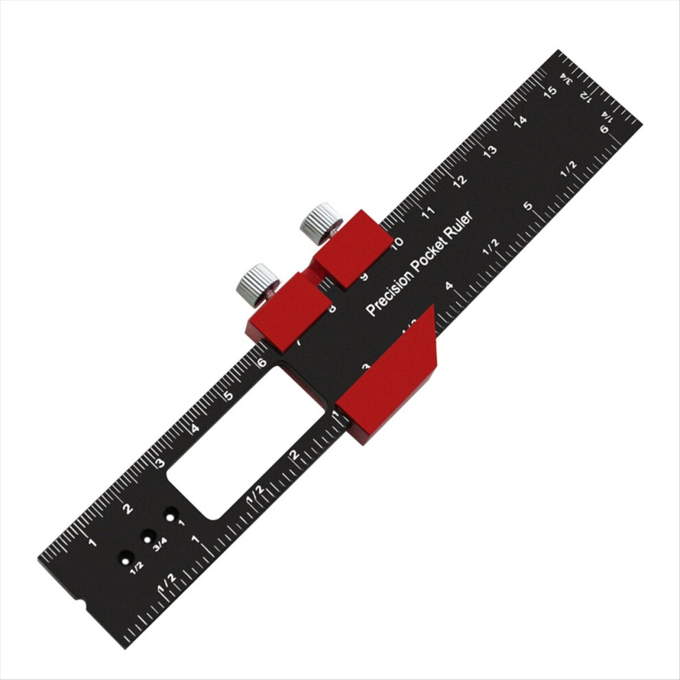 Photos - Tape Measure and Surveyor Tape Kopinma Woodworking Pocket Ruler Aluminum Alloy Slide Inch 