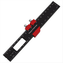 Woodworking Pocket Ruler Aluminum Alloy Slide Inch