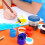 24 Pieces Paint Cups Non-Spill with Flip Open Lids 3