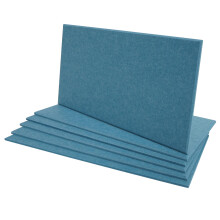 6er-Set Akustikwandpaneel MCW-L52, Wandpaneele Akustikplatten, schalldämmend 1qm Fläche 60x30cm
