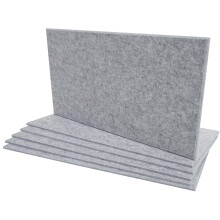 6er-Set Akustikwandpaneel MCW-L52, Wandpaneele Akustikplatten, schalldämmend 1qm Fläche 60x30cm