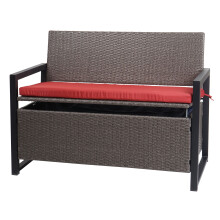 Poly-Rattan Banc 2 places MCW-F39