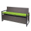 Poly-Rattan Banc 3 places MCW-F39 2