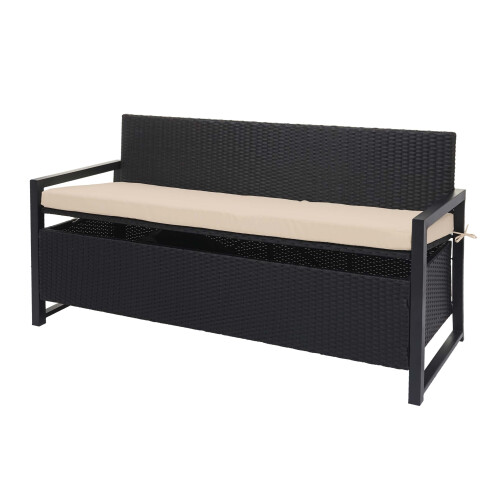 Poly-Rattan Banc 3 places MCW-F39 1