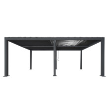 Carport MCW-L46, Autoüberdachung Garage Unterstand, 11cm-Aluminium-Gestell, Regenrinne sturmfest, 3x6m