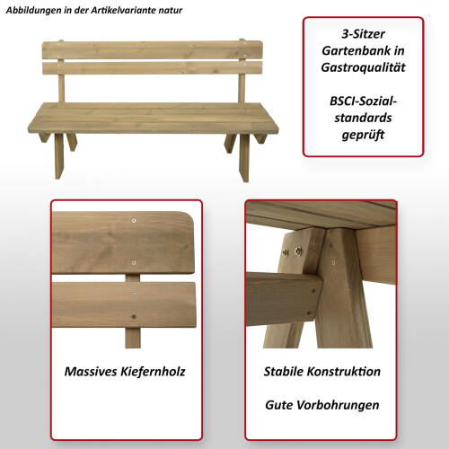 Banc de jardin MCW-L66 1