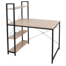 Bureau avec étagère MCW-K81