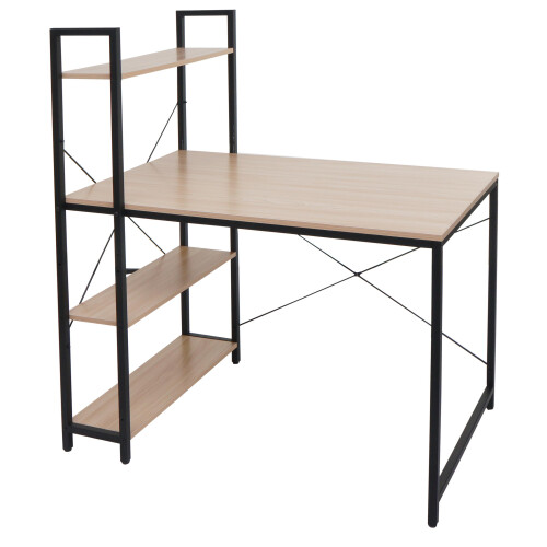 Bureau avec étagère MCW-K81