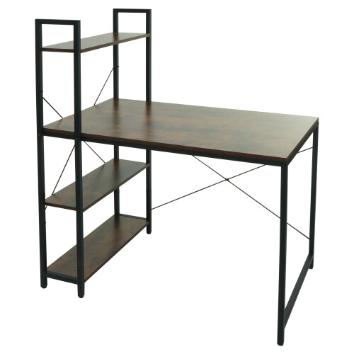 Bureau avec étagère MCW-K81