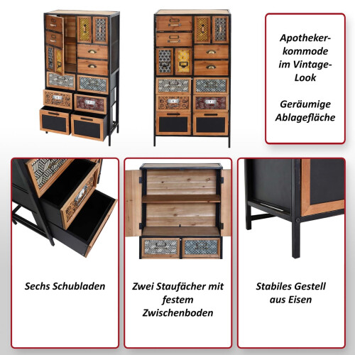 Commode à pharmacie MCW-L38 1