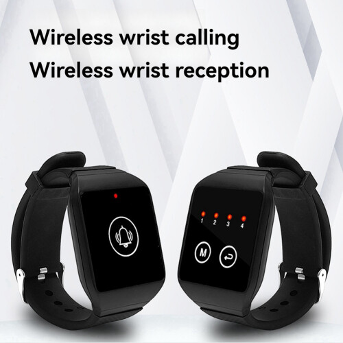 1 to 4 Wireless Watch Receiver Waiter Call Restaur 2