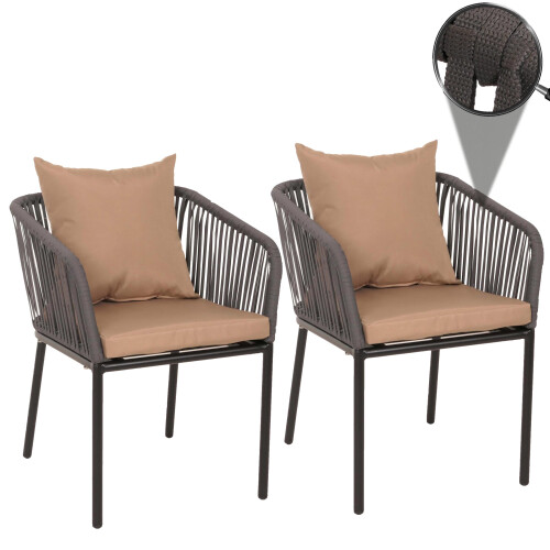 Chaise de jardin MCW-N41 (lot de 2) 1