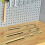 3Pcs 61360 Knurled Brass Drift Punch Set,Hand Tool 3