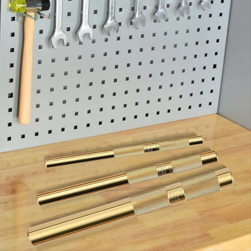 3Pcs 61360 Knurled Brass Drift Punch Set,Hand Tool 2