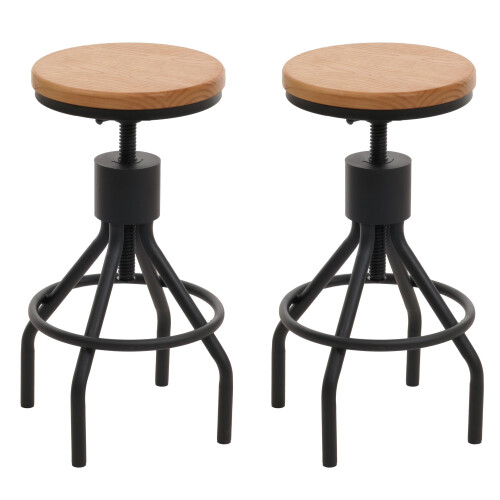 Tabouret de bar MCW-N17 (lot de 2)