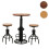 Set table de bar + 2x tabourets de bar MCW-N17 11