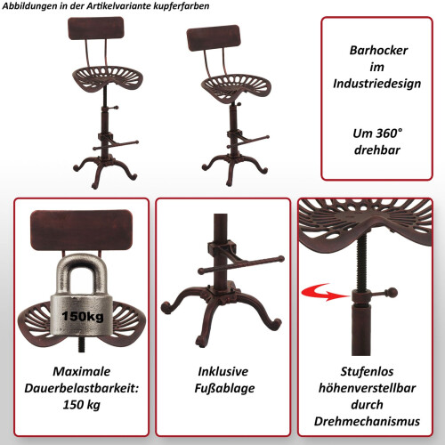 Tabouret de bar MCW-N26 1