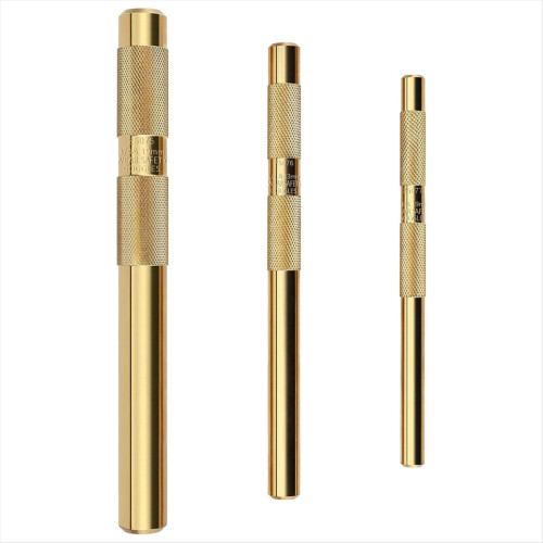 3Pcs 61360 Knurled Brass Drift Punch Set,Hand Tool 1