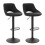 Lot de 2 tabourets de bar MCW-N64 1