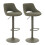 Lot de 2 tabourets de bar MCW-N64 1