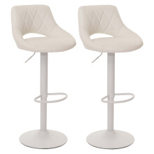Lot de 2 tabourets de bar MCW-N64