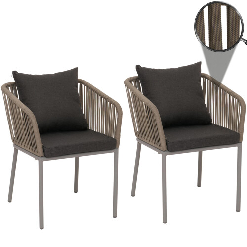 Chaise de jardin MCW-N41 (lot de 2) 1