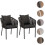 Chaise de jardin MCW-N41 (lot de 2) 11
