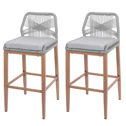 Tabouret de bar MCW-O21 (lot de 2)