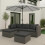 Poly-Rattan Garnitur MCW-O46, Balkon-/Garten-/Lounge-Set Sofa Sitzgruppe 2
