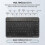 10-Inch Bluetooth Keyboard with Battery-Powered Mo 4