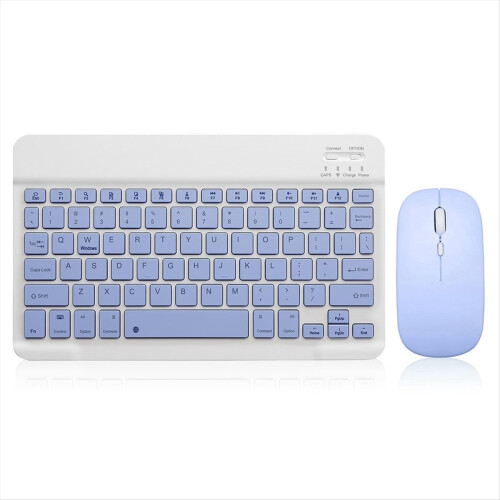 10 Inch Bluetooth Keyboard Rechargeable Ultra-Slim