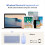 10 Inch Bluetooth Keyboard Rechargeable Ultra-Slim 6