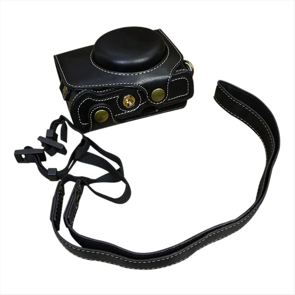 Pu Leather Camera Bag Case With Shoulder Strap For 4854180819893