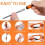 18Pcs Drill Bit Holder Keychains,3Pcs 1/4 3/8 1/2I 2