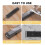 2 Rolls Double Sided Tape Heavy Duty, Clear Remova 6