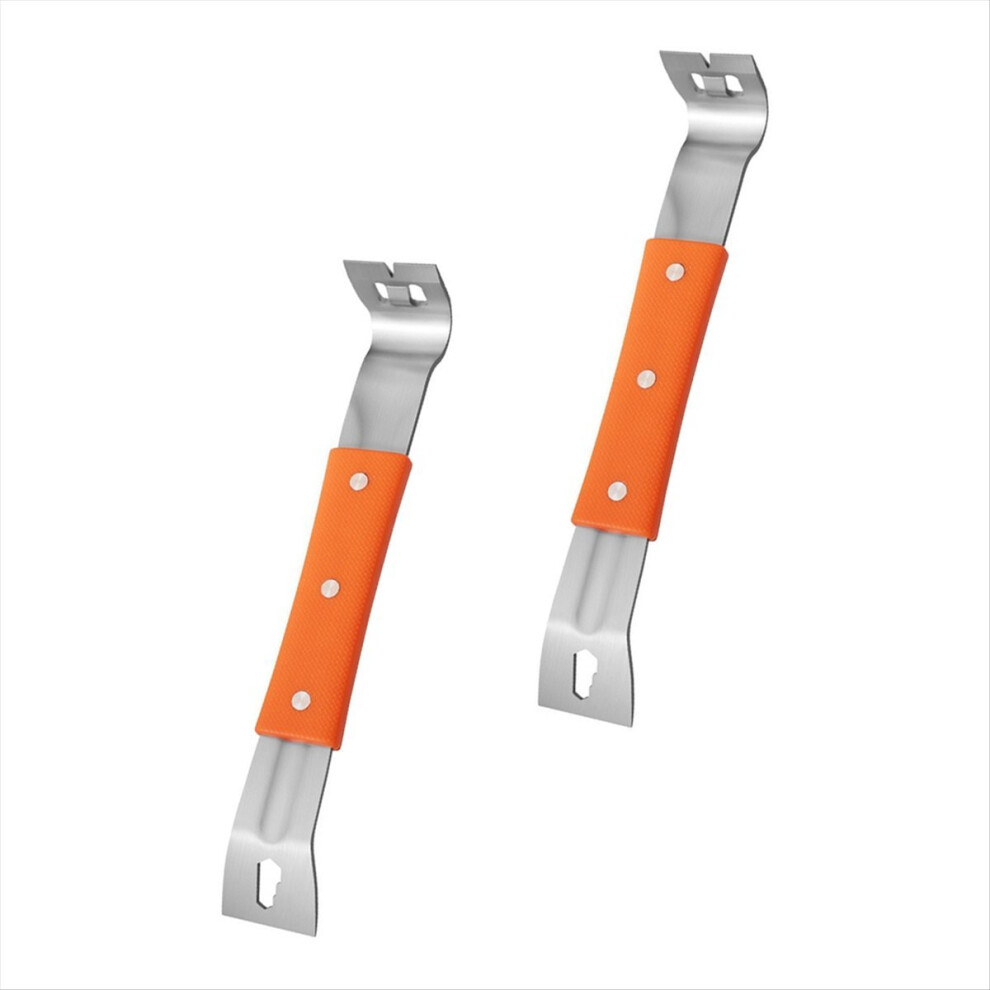 2Pcs Pry Bar Stainless Steel Nut Crowbar With -M6 4854180821858