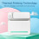 Portable Thermal Printer Pink 200dpi, Bluetooth, 5725mm 8