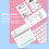 Portable Thermal Printer Pink 200dpi, Bluetooth, 5725mm 12